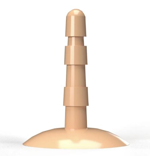 Mega Suction Cup Tip Hung System Flesh