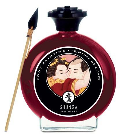 Strawberry Body Paint - Shunga - 100ml
