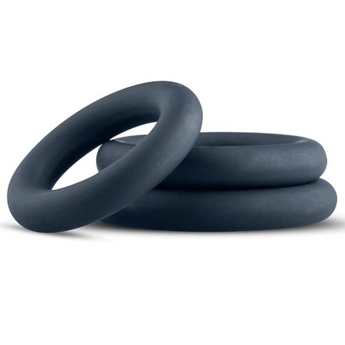 Set of 3 Boners Silicone Cockrings 9mm