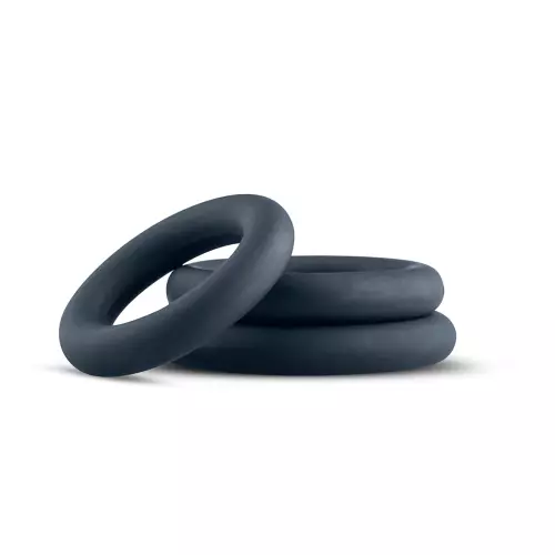 Set aus 3 Cockrings Boners Silikon 9 mm – 3/7