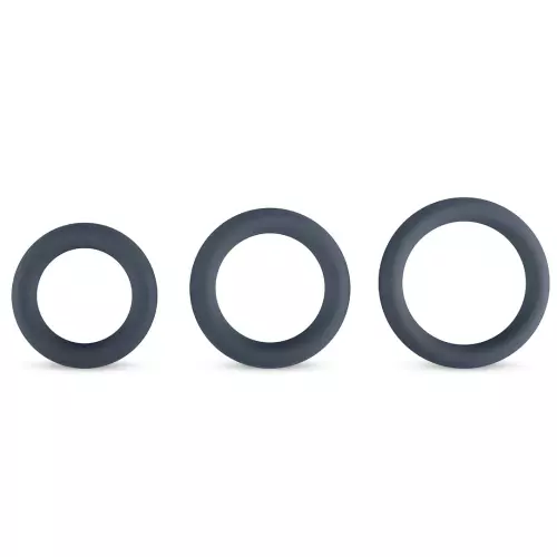 Set aus 3 Cockrings Boners Silikon 9 mm – 5/7