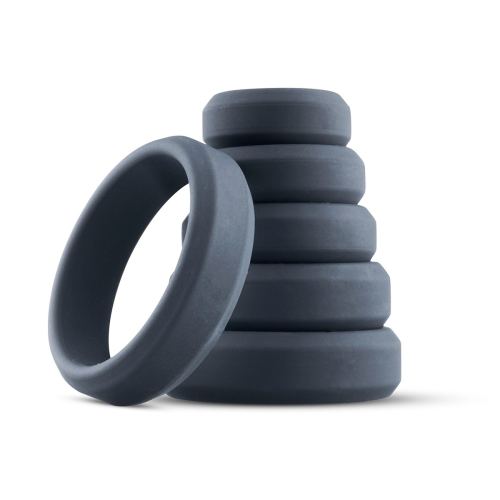 Set 6 Boners Silicone Cockrings