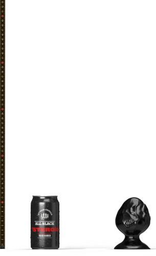 ABS24 The Dumbbell All Black Steroïd Plug 10 x 8cm