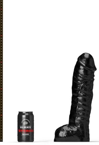 Dildo ABS10 The Gym Buddy All Black Steroïd 27 x 8.5cm
