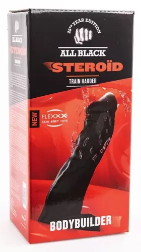 Dildo ABS06 Bodybuilder All Black Steroïd 26 x 8cm – 2/5