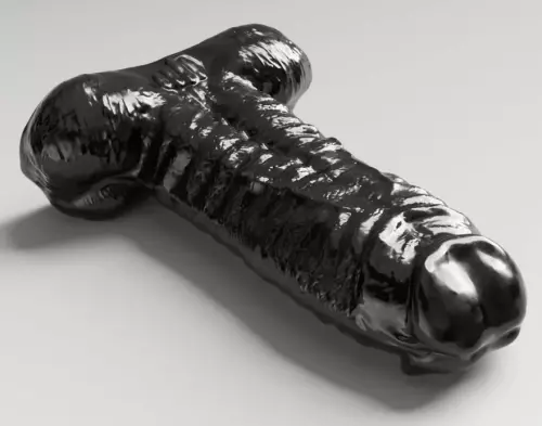 Dildo ABS11 The Personal Trainer All Black Steroïd 31 x 15cm – 3/4
