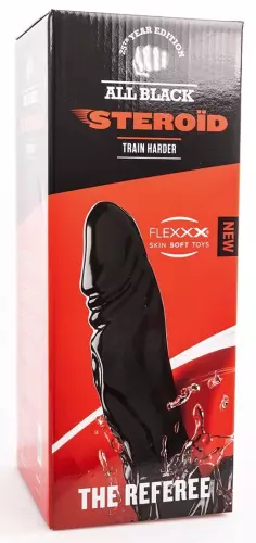 Dildo ABS17 The Referee All Black Steroïd 39 x 10.5cm – 2/5