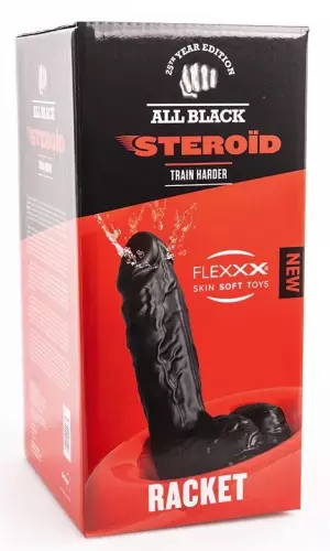 Dildo ABS18 Racket All Black Steroïd 28 x 9cm – 2/5