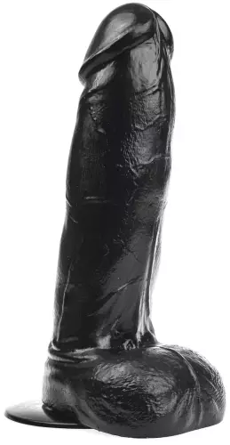Dildo DP101B Wilhelm Schwarz XL 23 x 7,5cm – 3/4
