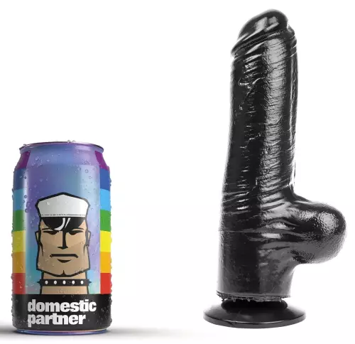 Dildo DP87B Funker Zwart M 13 x 5cm – 1/3