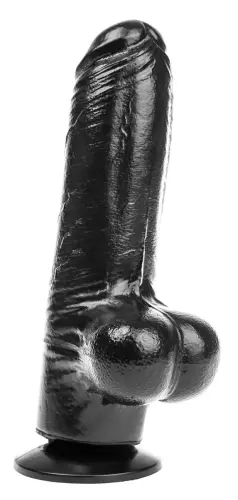 Dildo DP87B Funker Zwart M 13 x 5cm – 3/3