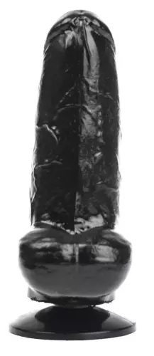 Dildo DP90B Panzer Black S 12 x 5cm – 3/4