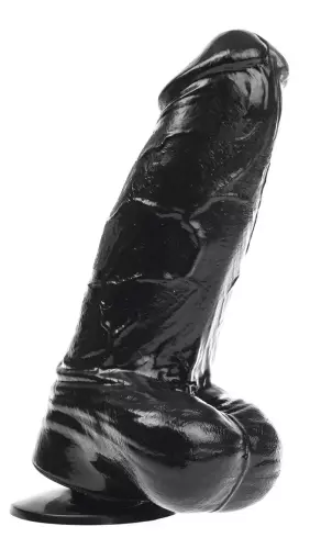 Dildo DP91B Panzer Zwart M 15 x 6cm – 4/4