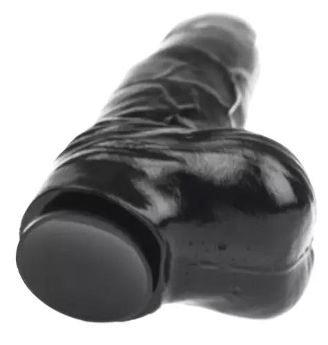 Dildo DP92B Panzer Zwart L 18 x 7.5cm – 4/5