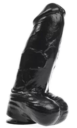 Dildo DP92B Panzer Zwart L 18 x 7.5cm – 5/5