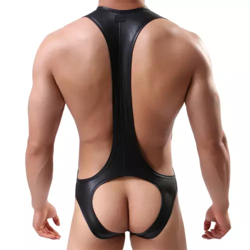 Rugloze Singlet Totomoto Zwart – 3/3