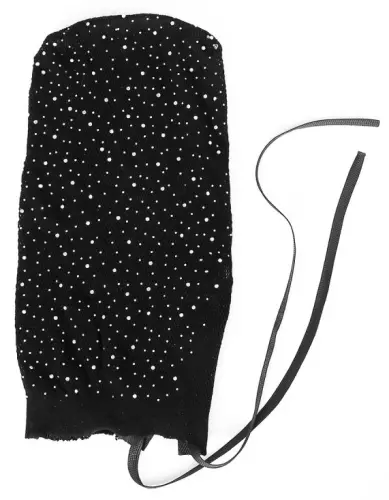 Netkap met Strass Diamanten – 3/4