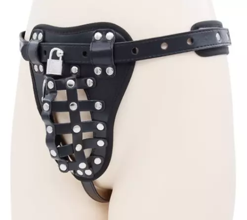 Belt Full Black Chastity Belt – 1/4