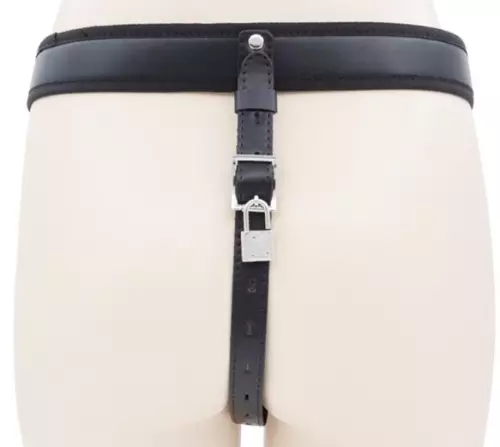 Belt Full Black Chastity Belt – 4/4