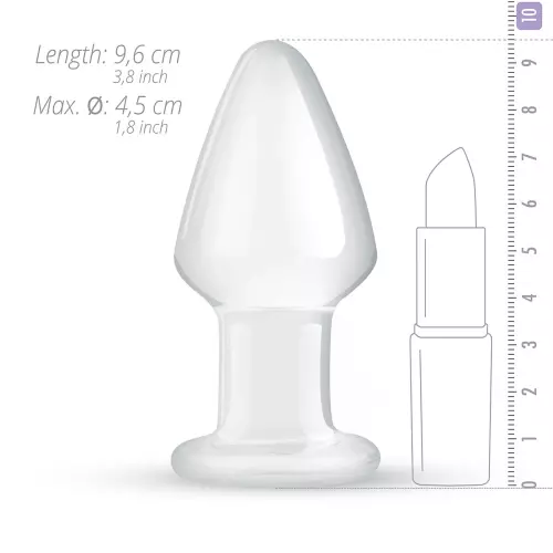 Glazen Plug nr. 25 - 9.5 x 4.4 cm – 4/11