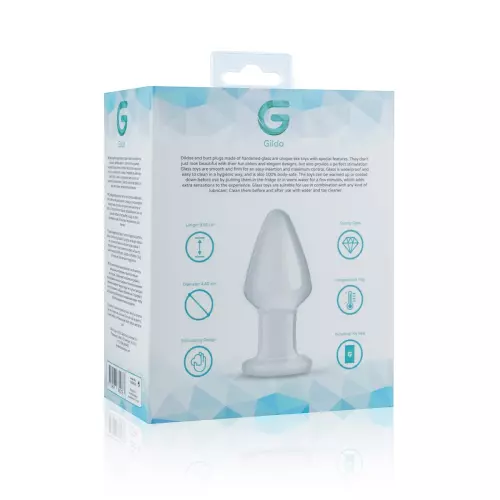 Glazen Plug nr. 25 - 9.5 x 4.4 cm – 5/11