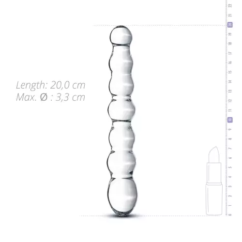 Glass Dildo No. 19 - 20 x 3.2 cm – 5/12