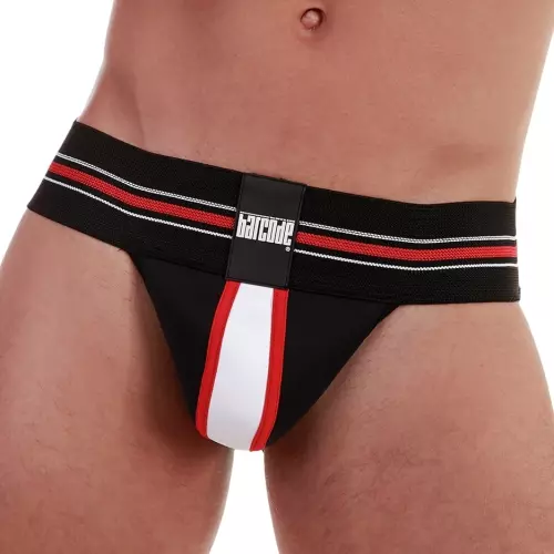 Jockstrap Denis Zwart-Wit – 1/4