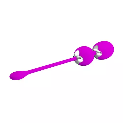 Vibrierende Lustperlen Werner Violett - 3,4 cm – 3/8