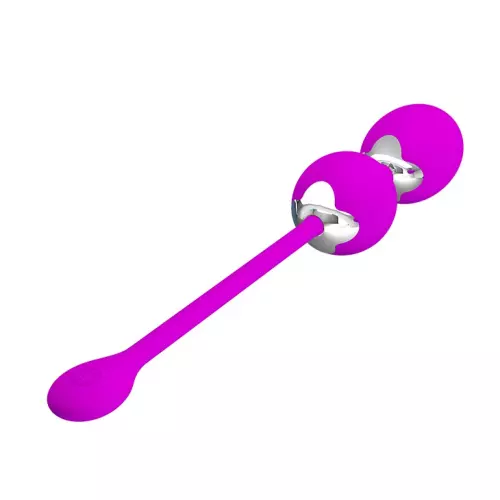 Vibrierende Lustperlen Werner Violett - 3,4 cm – 4/8