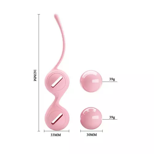 Kugeln Geisha Rosa Tighten Up - 3.4 cm – 5/21