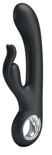 Vibrator Rabbit Carina 19 x 3,4 cm Schwarz