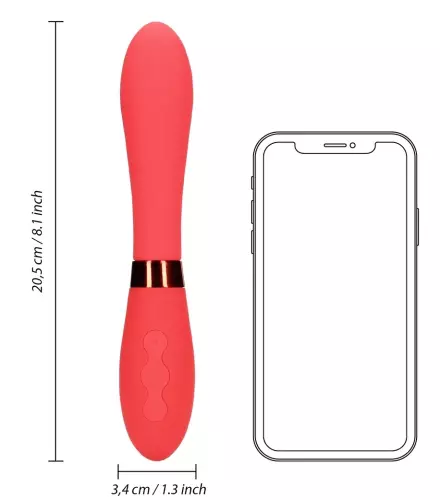 Smooth Line Vibrator 11 x 3.4 cm Red – 7/8