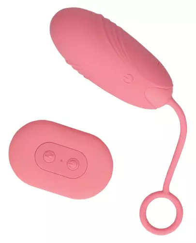 Oeuf vibrant sans fil Egg Soft Vibrator 8 x 3.3 cm Rose – 1/9