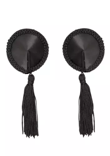 Teptakljes Satijn met Pompoen Nipple Couture Zwart – 1/4