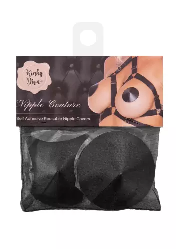 Teptakljes Satijn Nipple Couture Zwart – 5/5