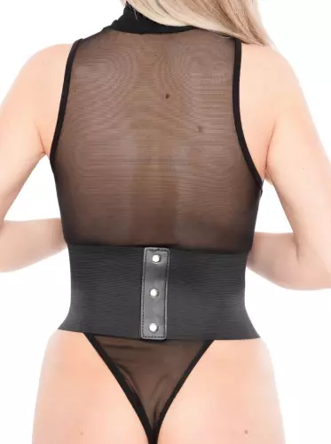 Laced and Strapped Corset Cinchery Black – 2/5