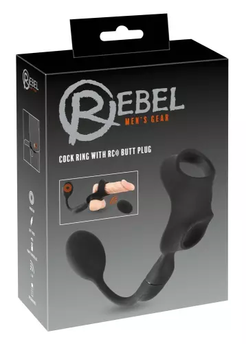 Ballstretcher Vibrerende Plug Ball Butt Rebel 6.5 x 4cm – 2/8