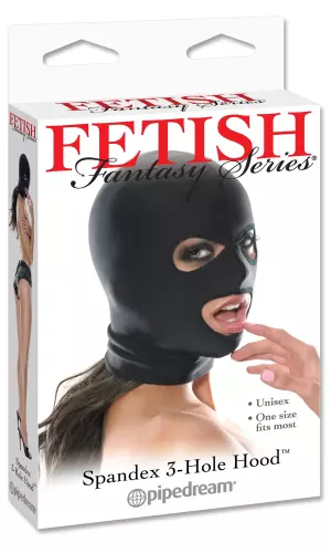 Maske schwarz mit 3 Öffnungen – 3/10