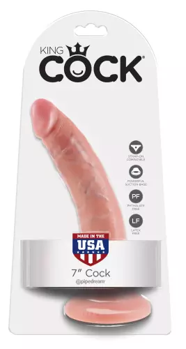Dildo King Cock 18 x 4 cm Fleischfarben – 2/4