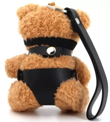 Beari Bell Plush Bear Keychain Black – 3/10