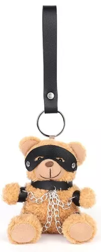 Beari Chain Plush Bear Keychain Black – 1/2