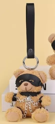 Beari Chain Plush Bear Keychain Black – 2/2