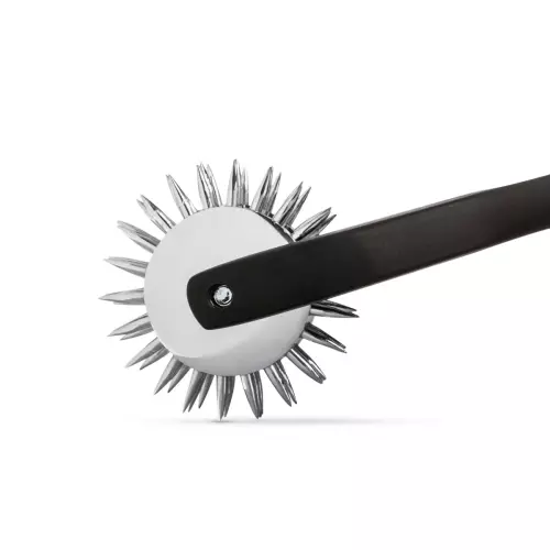 Wartenberg Stachelrad Schwarz 3 Rollen – 4/4