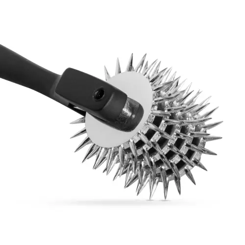 Dorn-Rolle Wartenberg Schwarz 5 Räder – 2/3