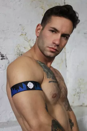 Armband Equalizer Breedwell Zwart-Blauw – 7/8