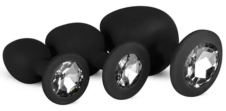 Set aus 3 Schmuck-Plugs – 1/6
