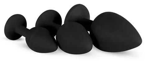 Set aus 3 Schmuck-Plugs – 3/6