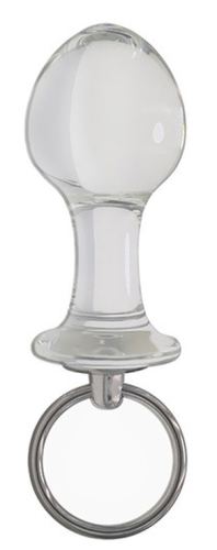 Plug en verre Roundy Glass M 9 x 4.5cm
