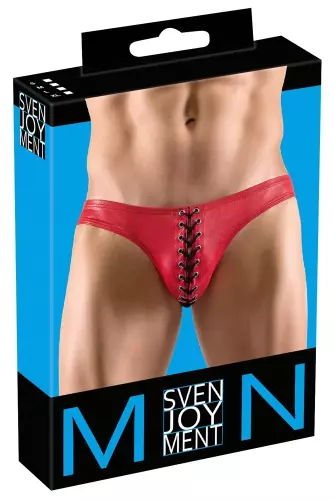 Zonio Red Lace-Up Slip – 6/6