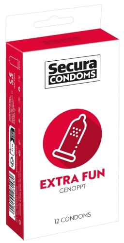 Préservatifs perlés Extra Fun 53mm x12